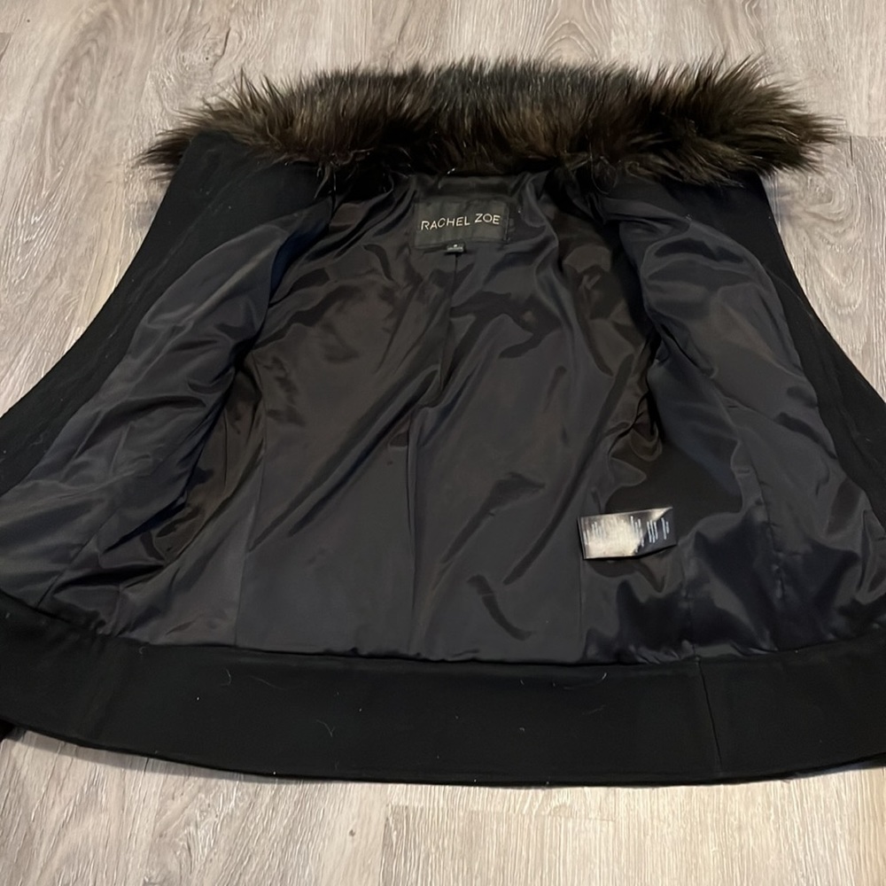 Rachel Zoe fur jacket. Size 0 - Picture 8 of 10